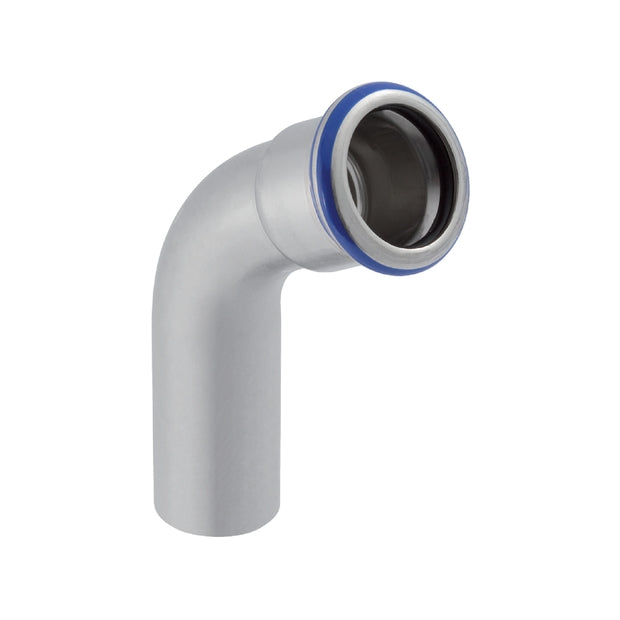 Mapress Stainless Steel 60 Degree Bend with Plain End