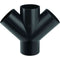 Geberit HDPE double branch fitting 45°