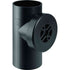 Geberit HDPE access pipe 90° with round service opening