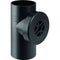 Geberit HDPE access pipe 90° with round service opening