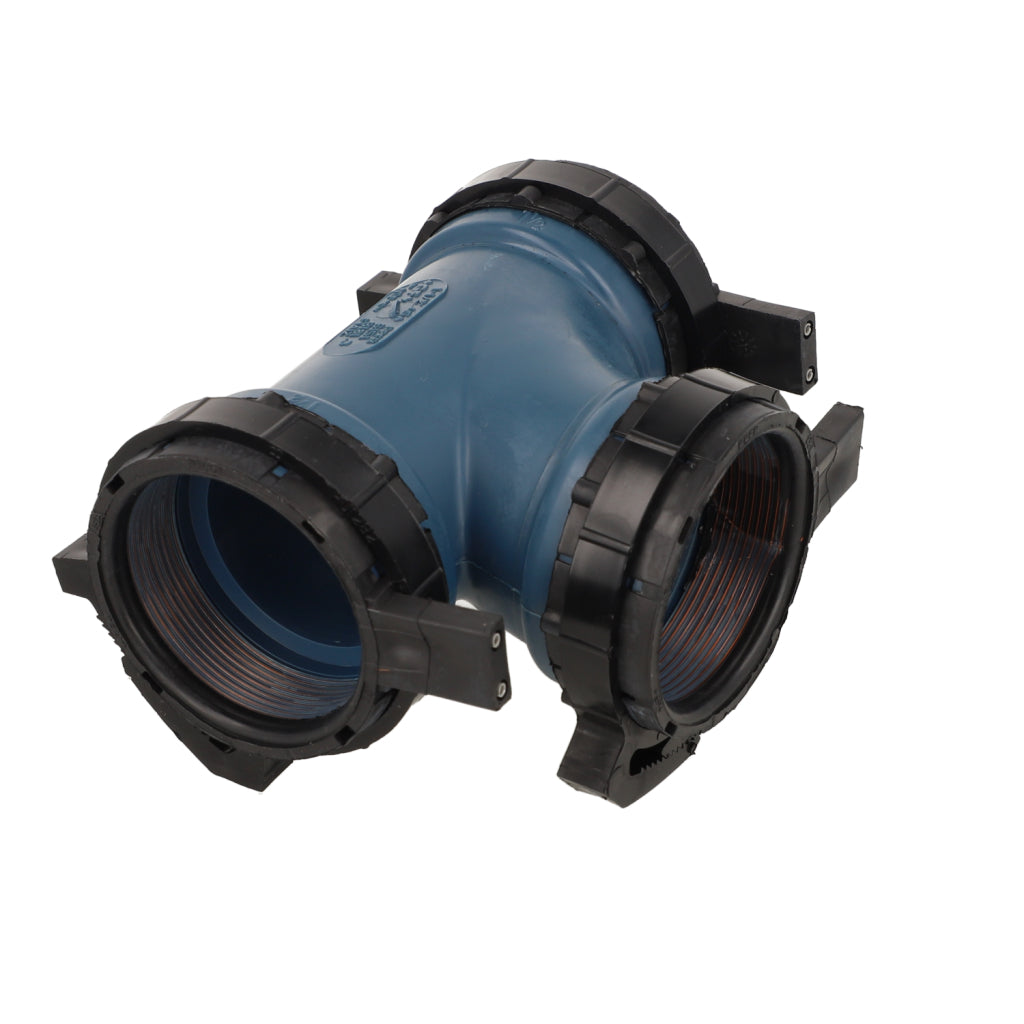 GF Fuseal Sanitary Tee 91.2° Deg (MJxMJxMJ)