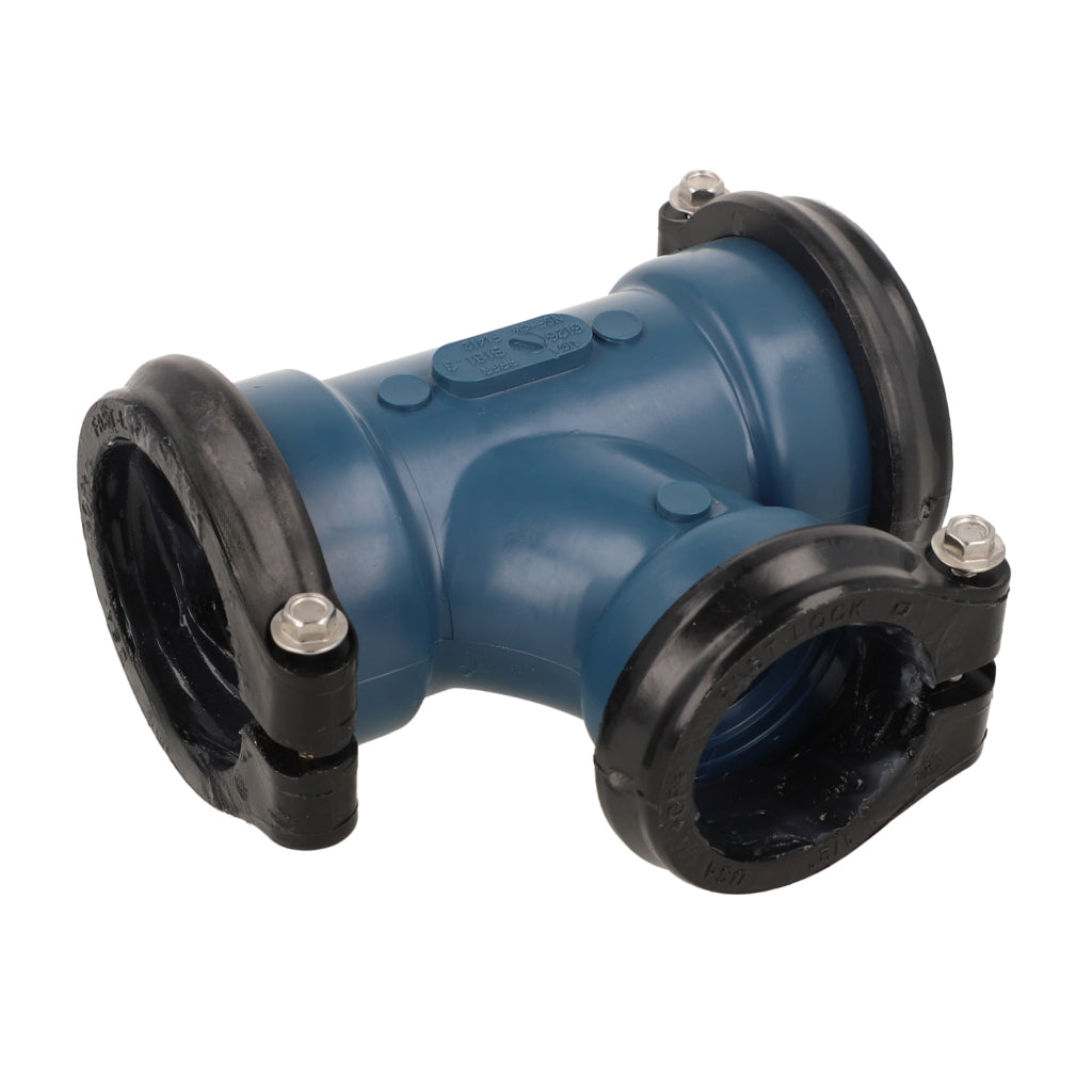 GF Fuseal Reducing Sanitary Tee 91.2 Deg (MJxMJxMJ)