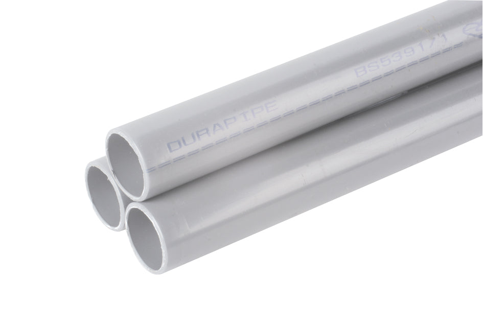 Durapipe Corzan PN16 Pipe in grey 16mm size