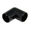 Floplast OS11 21.5mm Black O/F 90* Bend