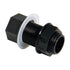 Floplast OS14 21.5mm Black.O/F Straight Tank Connector