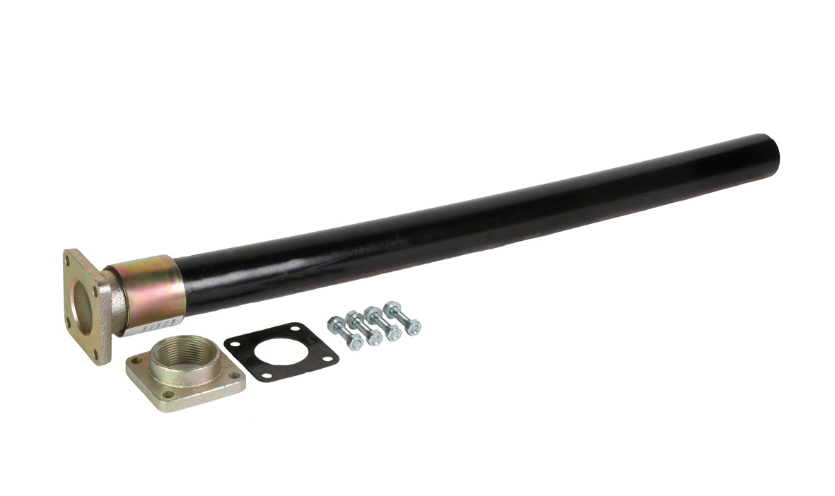 PLX Fill and Vent Spigot Fem Comp Flange Ext Trans in black 110mm size