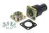 PLX Spigot Female Compact Flange Transition in black 90mm size