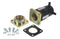 PLX S/C Spigot Female Compact Flange 90#160mm x 3" in black 90mm size