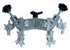 PLX Pipetools Close-Fit Pipe Clamp 32#40mm to 63#75mm in black 32mm size