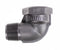Philmac Male x Female Elbows in black 1 1/4" size