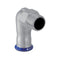 Mapress Stainless Steel Elbow Adaptor 90° with Male Thread (FKM, Blue)