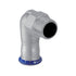 Mapress Stainless Steel Elbow Adaptor 90° with Male Thread (FKM, Blue)