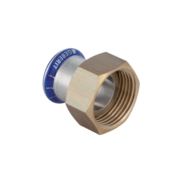 Mapress Stainless Steel Adpt w/ Union Nut FKM