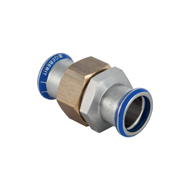 Mapress Stainless Steel Union (FKM, Blue)