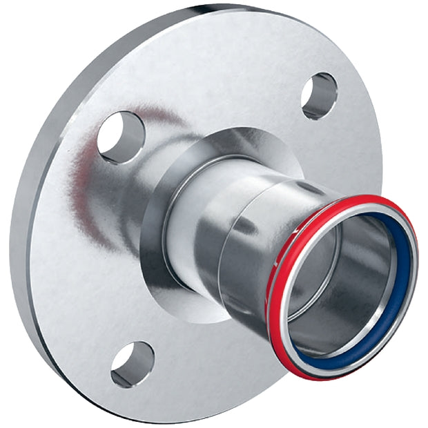 Mapress CSt. Flange PN 10/16, w/ Press Socket FKM