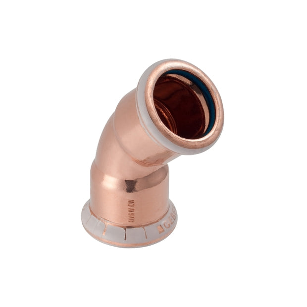 Mappress Copper 45 Bend (FKM, Blue)