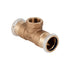 Mappress Copper T-Piece with Female Thread (FKM, Blue)