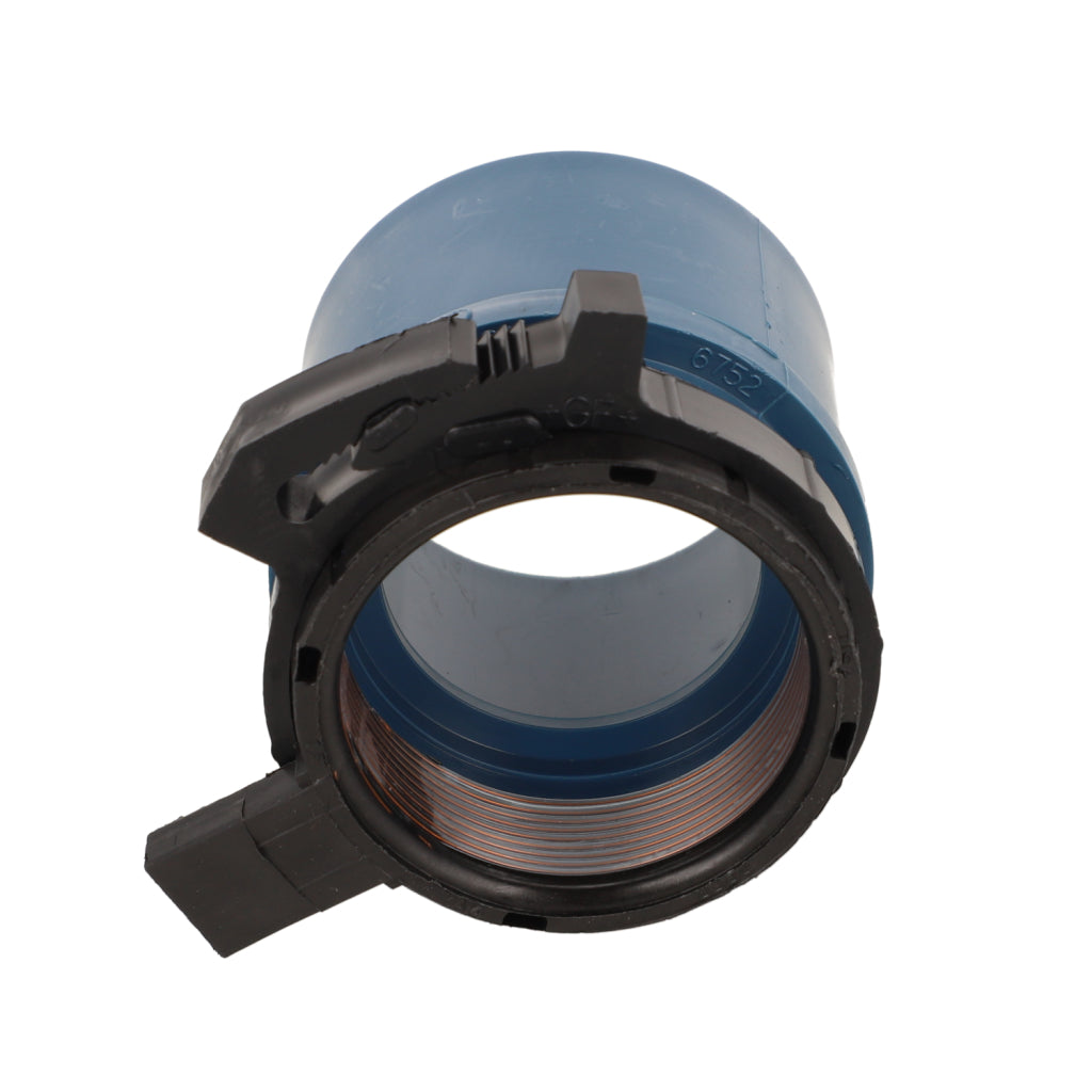 GF Fuseal PPFR Reducer Bushing (SPGxS) in blue 4 x 3" size