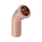 Mapress Copper Elbow w/ Plain End 45