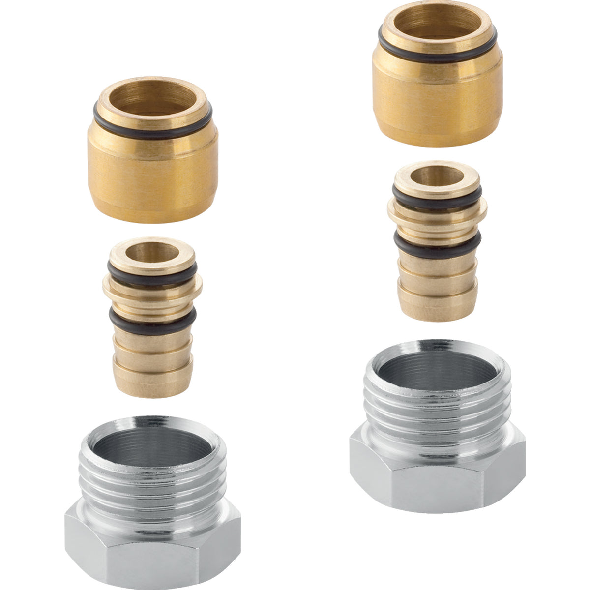 Geberit FlowFit Set of Union Connectors Male Thread 16mm 1/2"