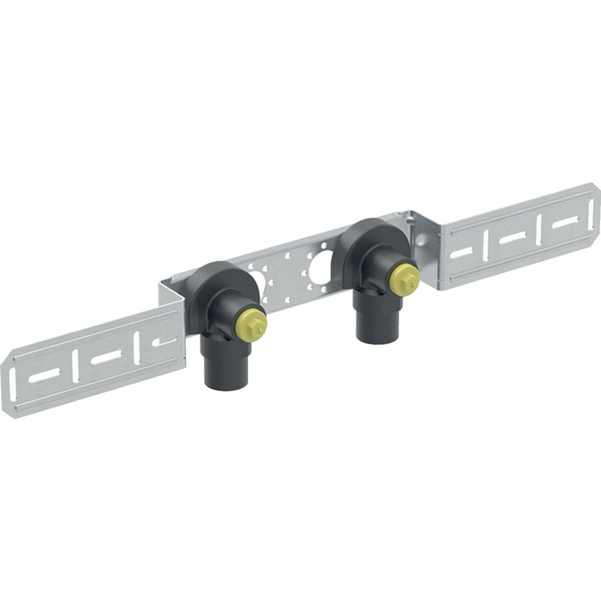 Geberit FlowFit Connection Bend 90° Premounted Double Offset Insulated Rp