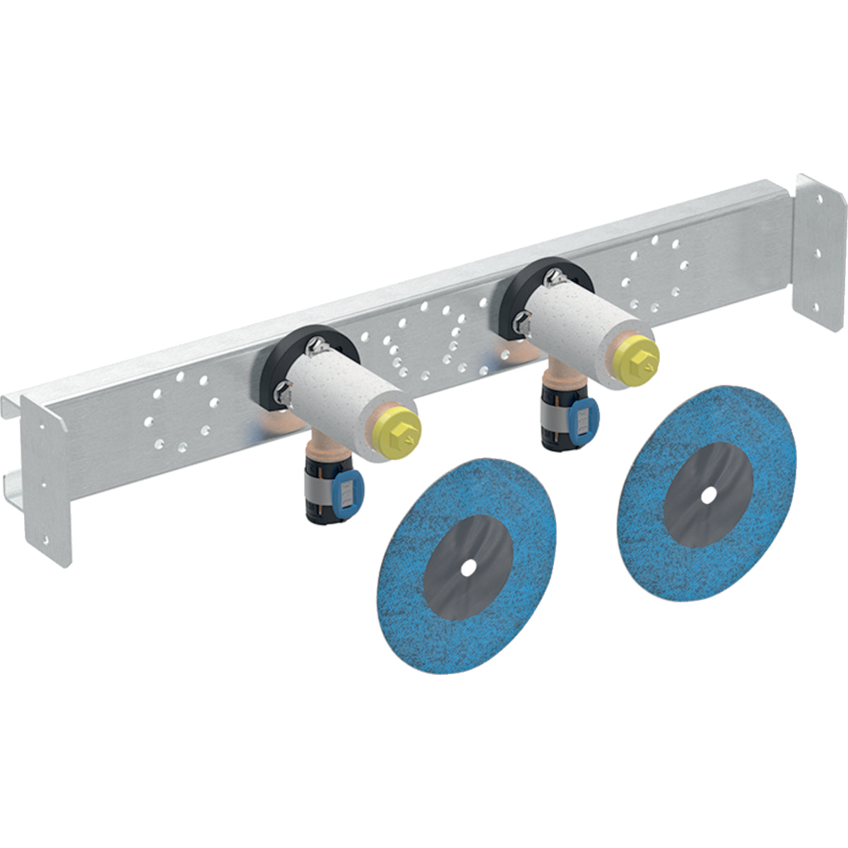Geberit FlowFit Connection Bend 90° Premounted Double Offset Insulated Rp