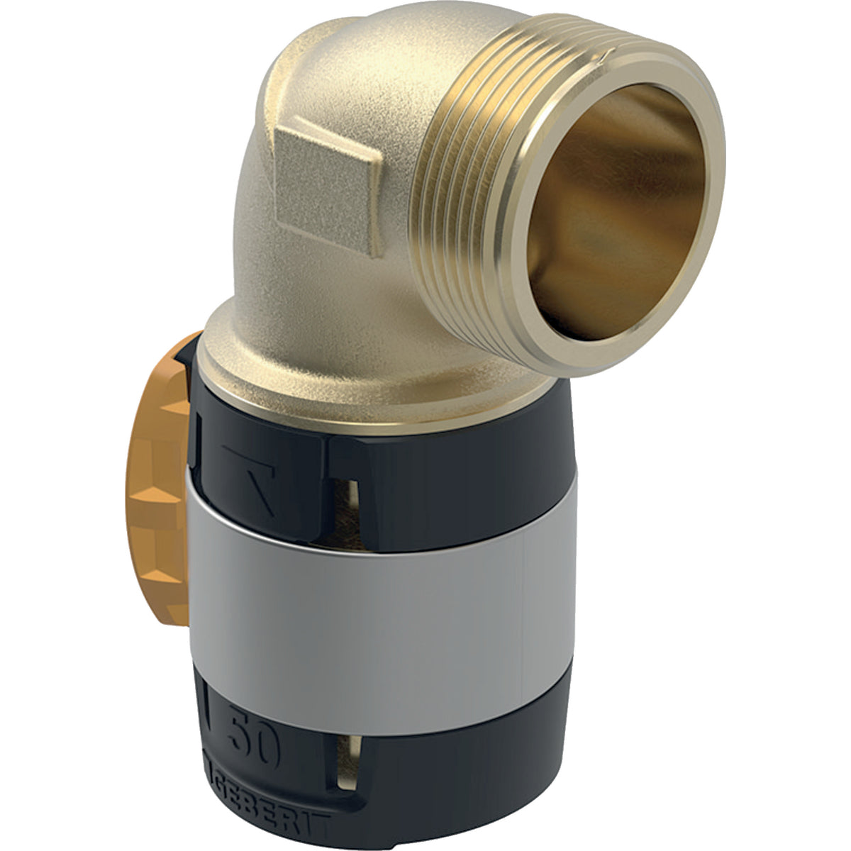 Geberit FlowFit Bend Adaptor 90° Male Thread