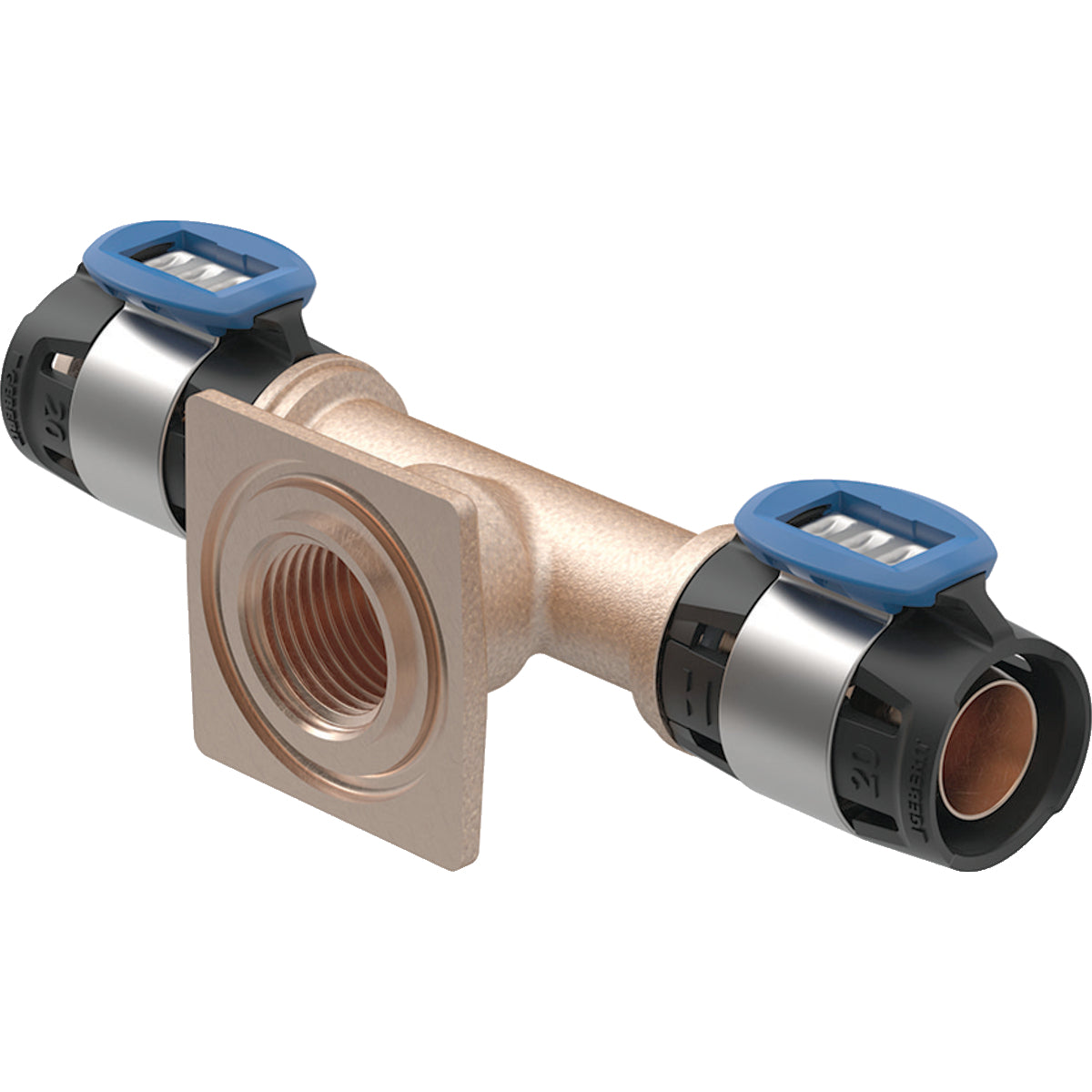 Geberit FlowFit Connector T-Piece for Concealed Cistern Rp