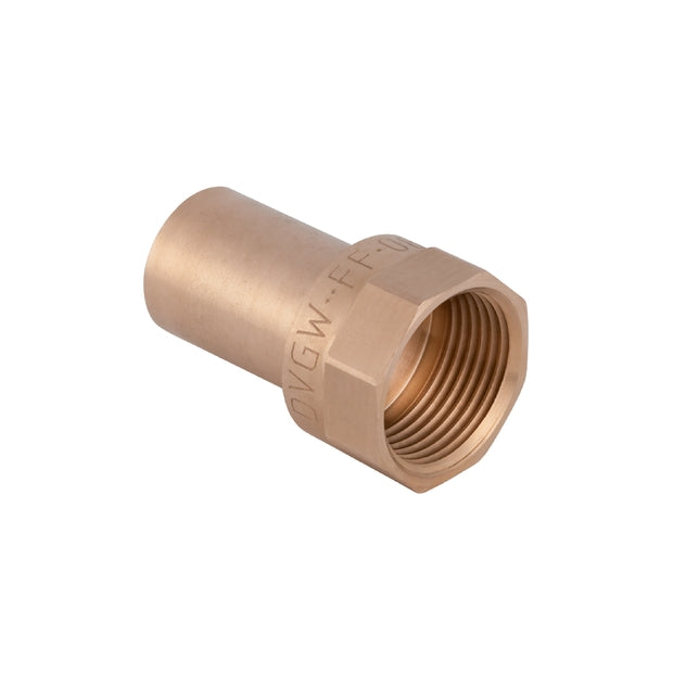 Mapress Copper Adaptor with Female Thread and Plain End
