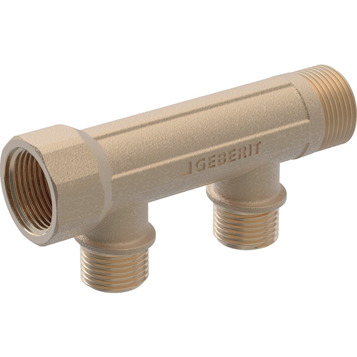 Geberit FlowFit Manifold Threaded Connection and Connection Nipple for Manifold for MasterFix 2 Outl