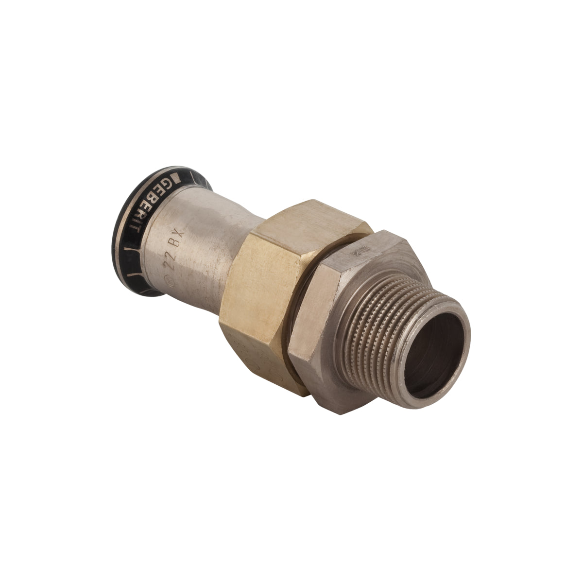 Mapress CuNiFe Adaptor Union Male Thread R
