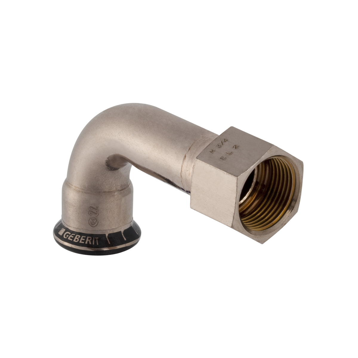 Mapress CuNiFe 90 Deg Elbow Adpt w/ Fem Thd Rp