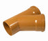 FloPlast 6D198 45 Deg Equal Junction Dbl Sock 160x110mm in terracotta 160mm size