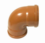 Floplast Double Socket Bend in terracotta 160mm size