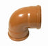 Floplast Double Socket Bend in terracotta 160mm size