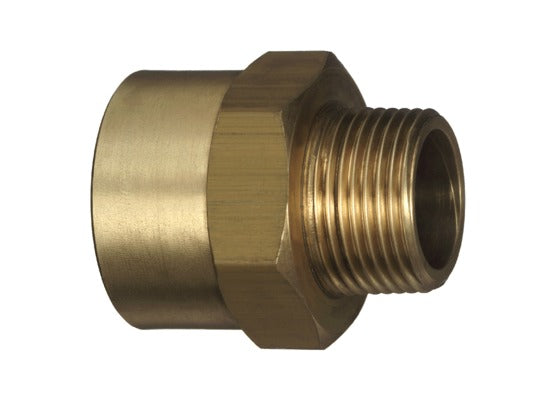 GF PVC-U Adapt Socket Brass- M