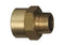 GF PVC-U Adapt Socket Brass- M