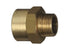GF PVC-U Adapt Socket Brass- M