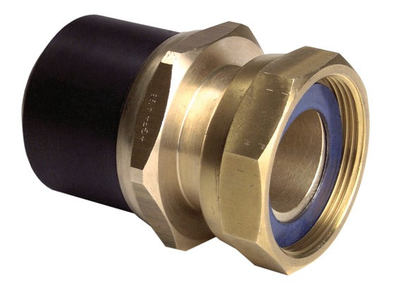 Spigot Adaptor PE-Brass w. Loose Nut