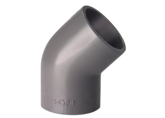 +GF+ PVC-U Elbow 45