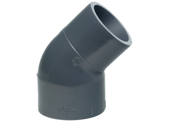 GF PVC-U Pro-Fit Elbow 45 Socket And Spigot