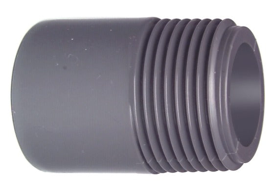 +GF+ PVC-U Nipple Plain/Thread M BSP