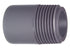 +GF+ PVC-U Nipple Plain/Thread M BSP