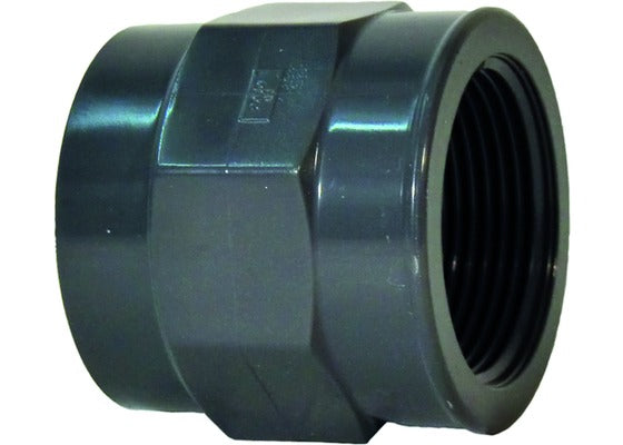GF PVC-U Adaptor Socket Plain to Threaded