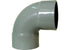 +GF+ CPVC Bend 90 Short Pattern 225mm in grey 225mm size