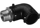 GF ELGEF Transition 90 Elbow PE-St.St. Male Thread