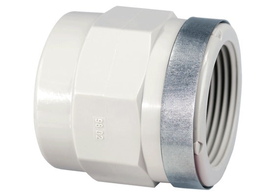 GF PROGEF-Standard Socket NPT in cream 63mm size
