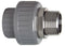 GF ABS Adaptor Union Male - Stainless Steel