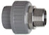 GF ABS Adaptor Union Male - Stainless Steel