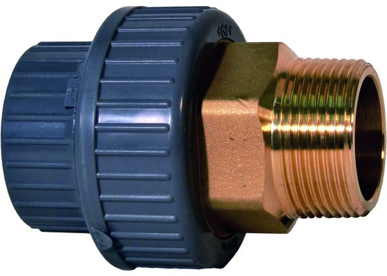 GF ABS Adaptor Union Male Thread - Brass